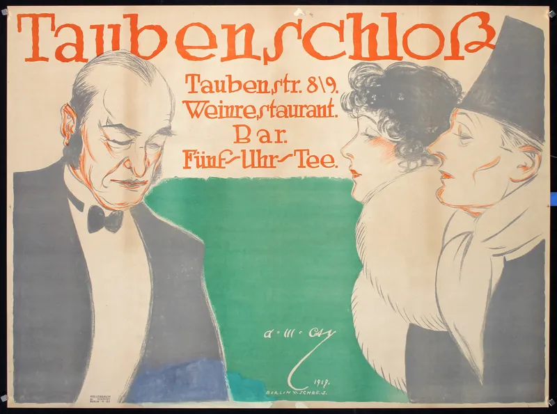 Taubenschloß by Alexander Cay, 1919 from auction in Clayton, California