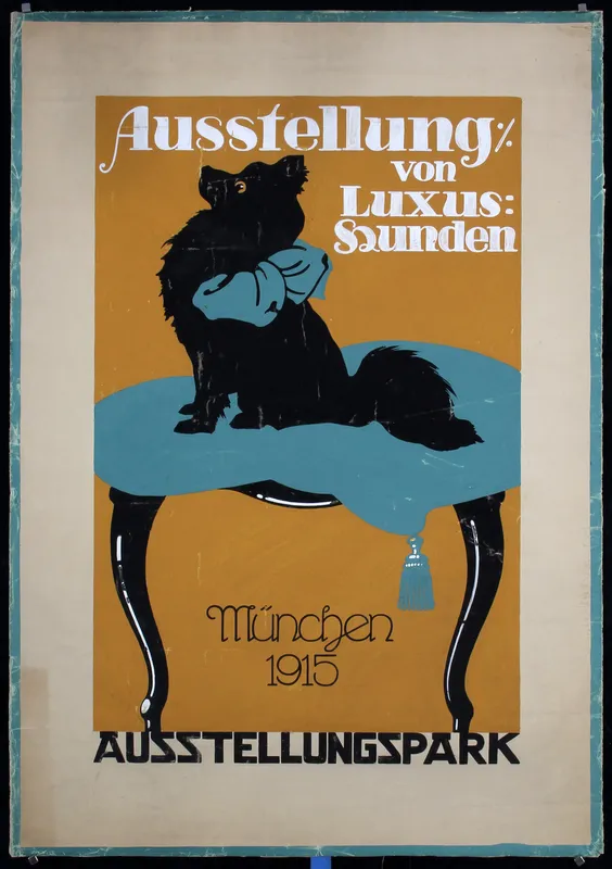 Luxus-Hunden, ca. 1912 from auction in Clayton, California