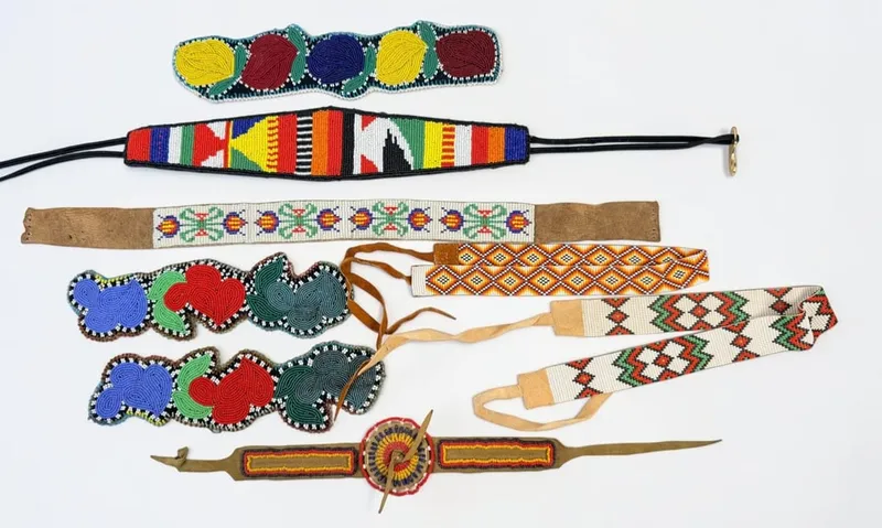 (8) Pieces of Native American Beadwork from auction in Saint Paul, Minnesota