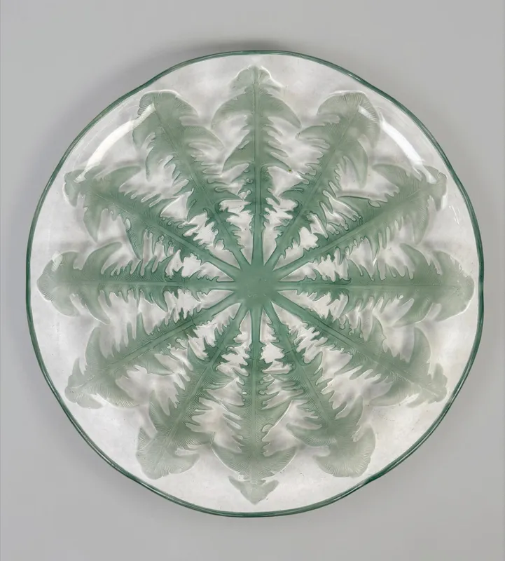 R. Lalique "Dandelion" Glass Tray from auction in Saint Paul, Minnesota