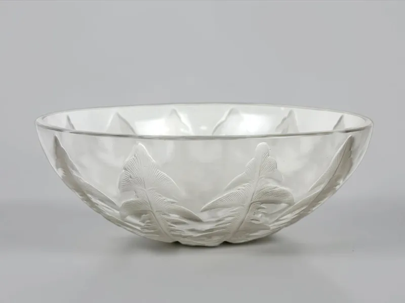 Lalique "Dandelion" Glass Bowl from auction in Saint Paul, Minnesota