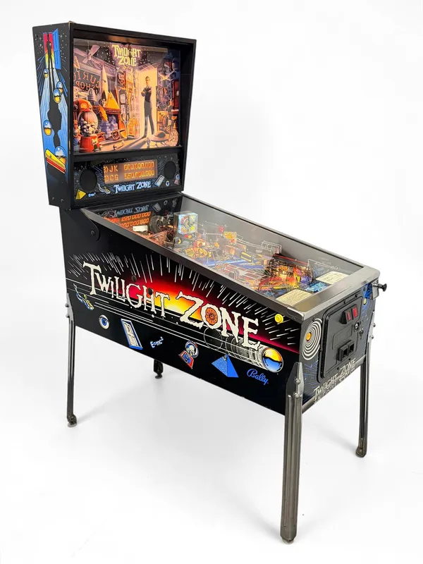 Vintage "Twilight Zone" Bally Pinball Machine from auction in Saint Paul, Minnesota
