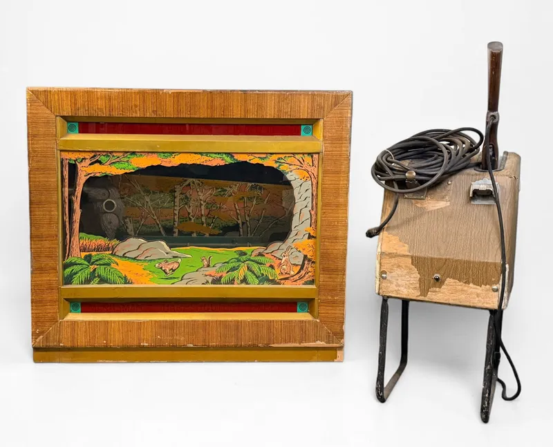 Seeburg "Shoot the Bear" Ray-O-Lite Arcade Rifle Game (B) from auction in Saint Paul, Minnesota