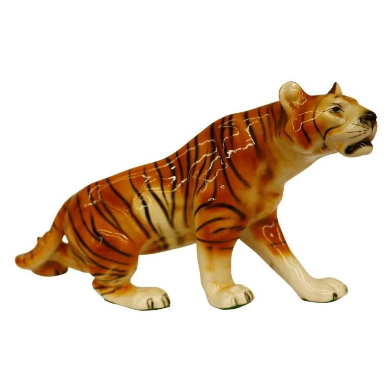 Royal Dux Czechoslovakian Bengal Tiger Figurine from auction in Spring Valley, New York
