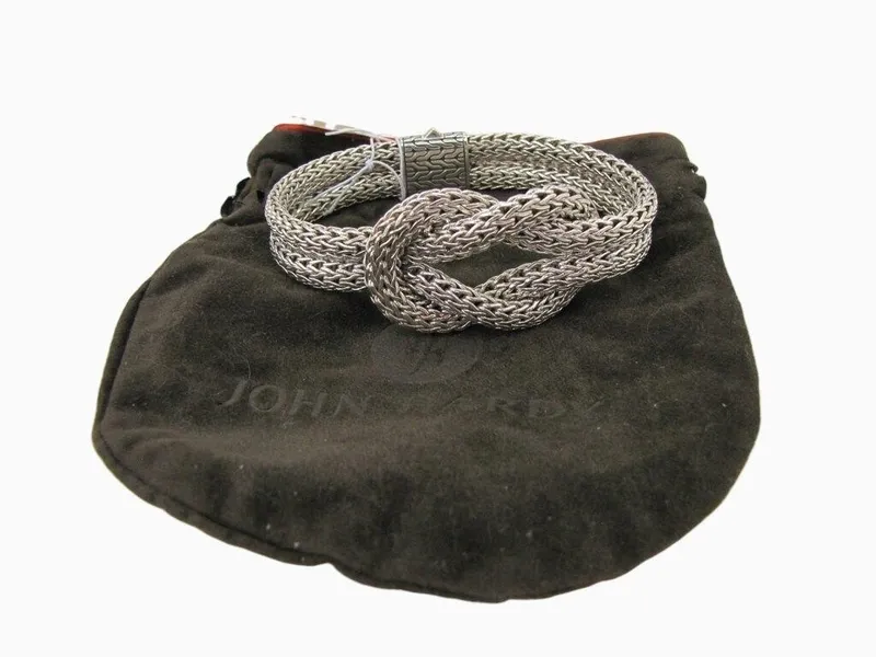 John Hardy Sterling Love Knot Bracelet from auction in Carmel, Indiana