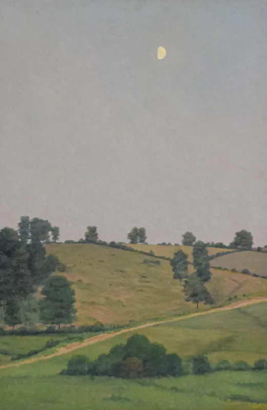 William Anderson Coffin Oil on Canvas Tonalist Landscape from auction in Lincoln Park, New Jersey
