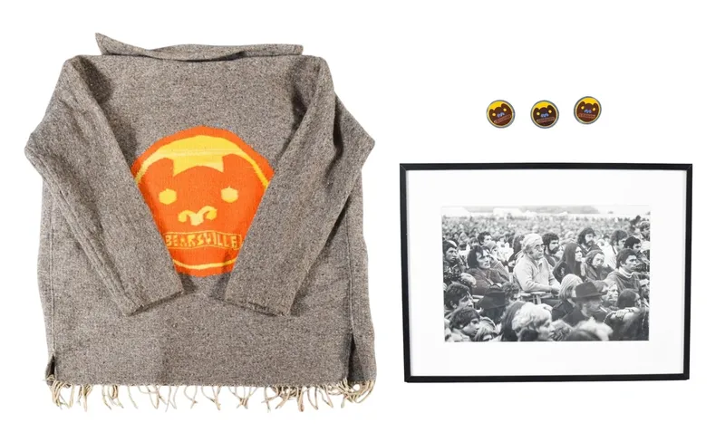 Collection of Bearsville Records Memorabilia Including Albert Grossman Photograph from auction in Lincoln Park, New Jersey