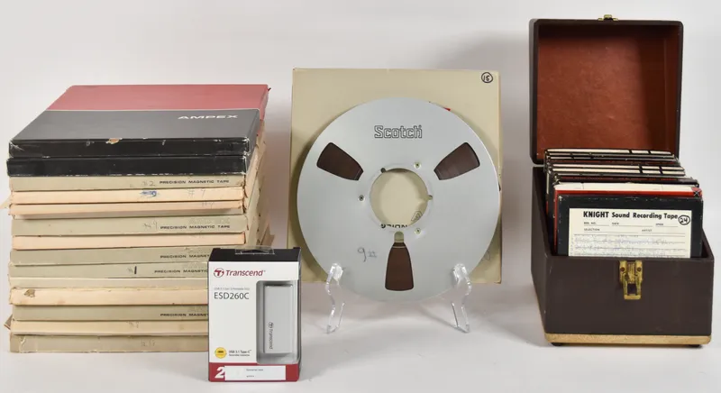 Albert Grossman Estate Folk & Blues Reel-to-Reel Archive from auction in Lincoln Park, New Jersey