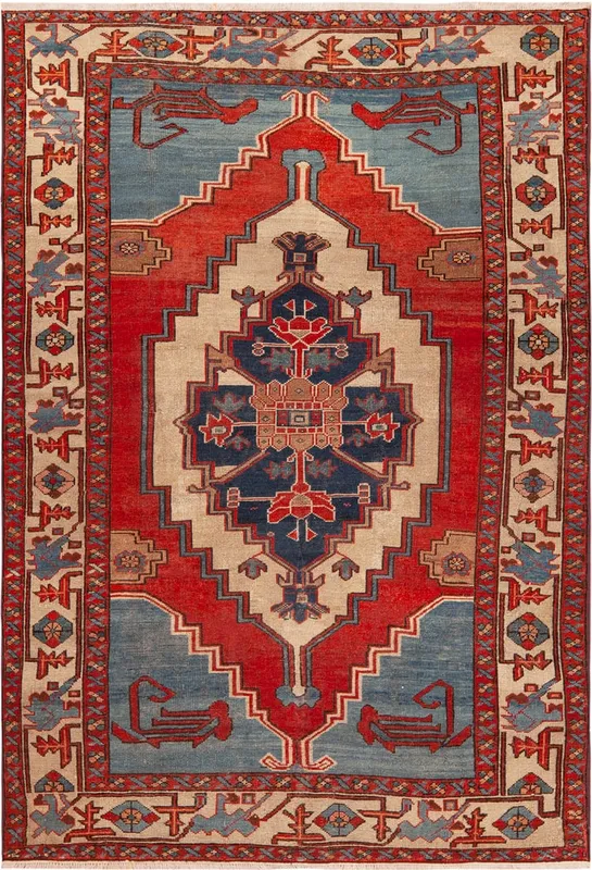 No Reserve - Antique Serapi Rug, Northwest Persia, circa 1880 - 6 ft 2 in x 4 ft 5 in (1.88 m x 1.35 from auction in New York, New York