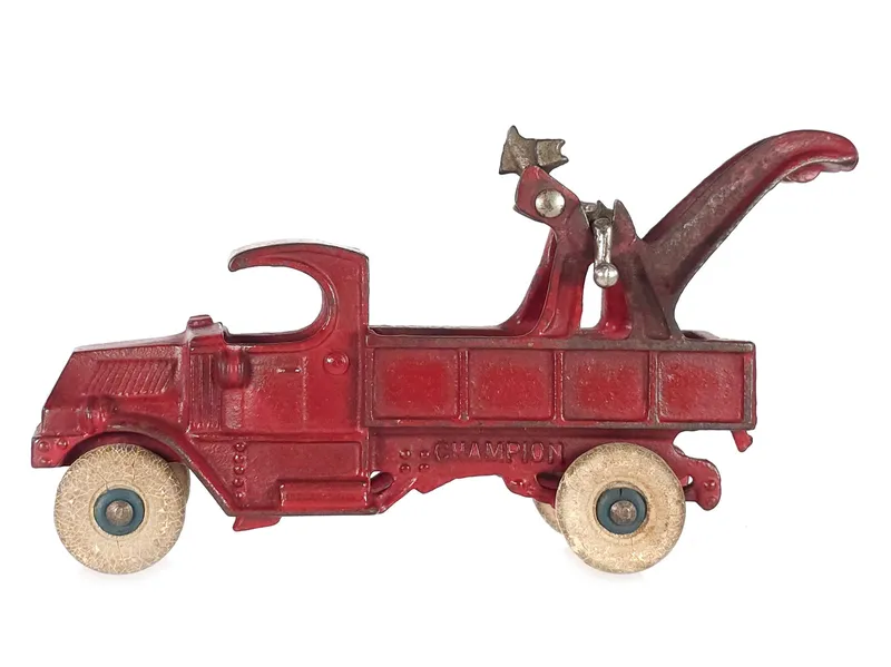 Champion Cast Iron Mack Tow Truck 8.5" from auction in Myakka City, Florida