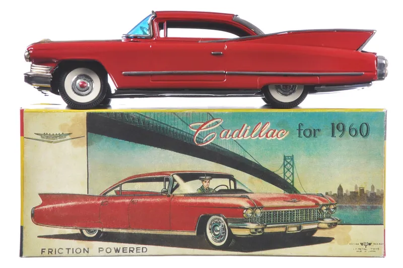 1960 Marusan and I.Y. Cadillac Tin Friction Car from auction in Myakka City, Florida