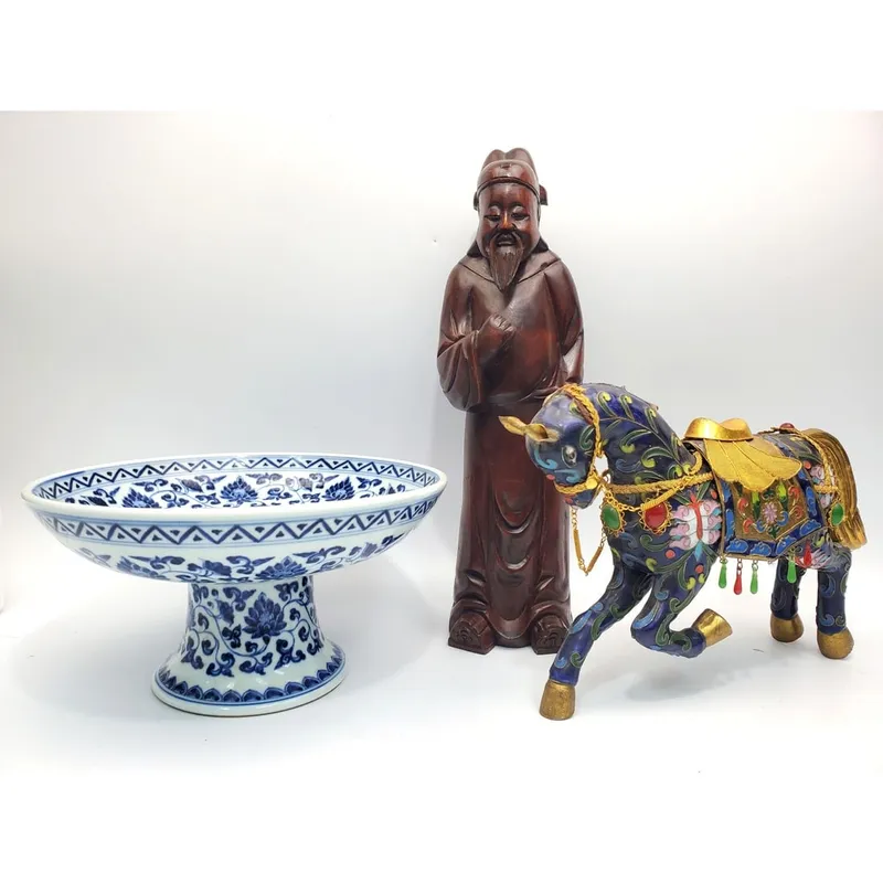 Lot of 3 Chinese Items from auction in East Meadow, New York
