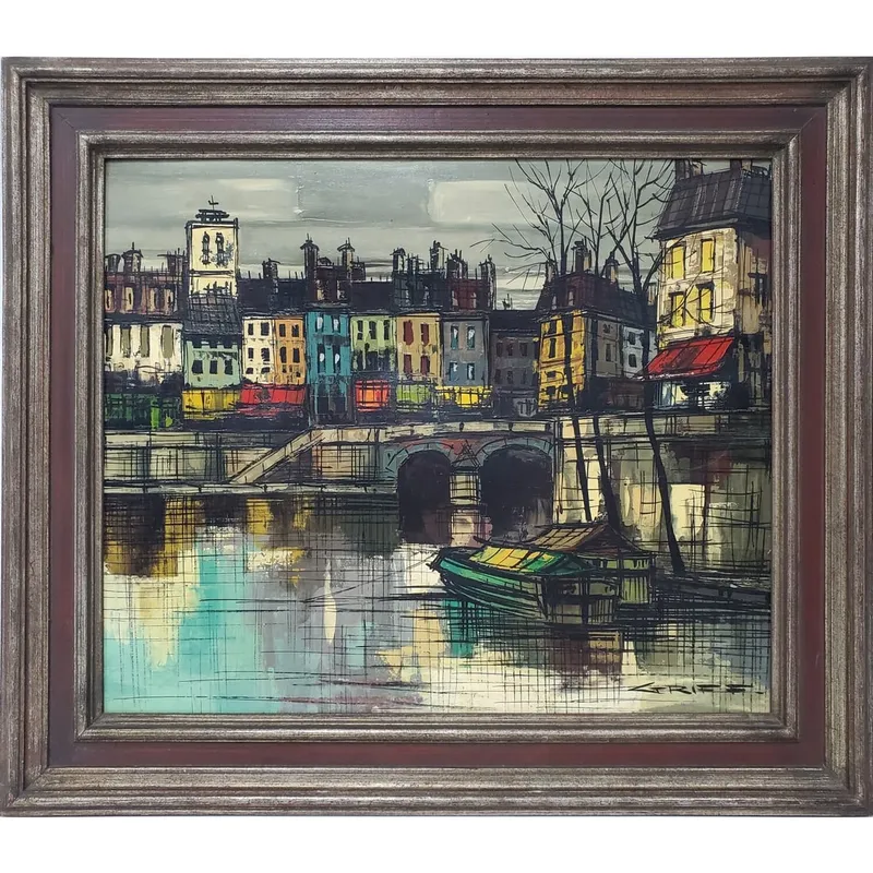 Edward Griff (French, Mid 20th C.) Painting from auction in East Meadow, New York