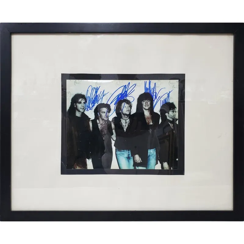 Original Signed Photograph of The Bon Jovi Band from auction in East Meadow, New York