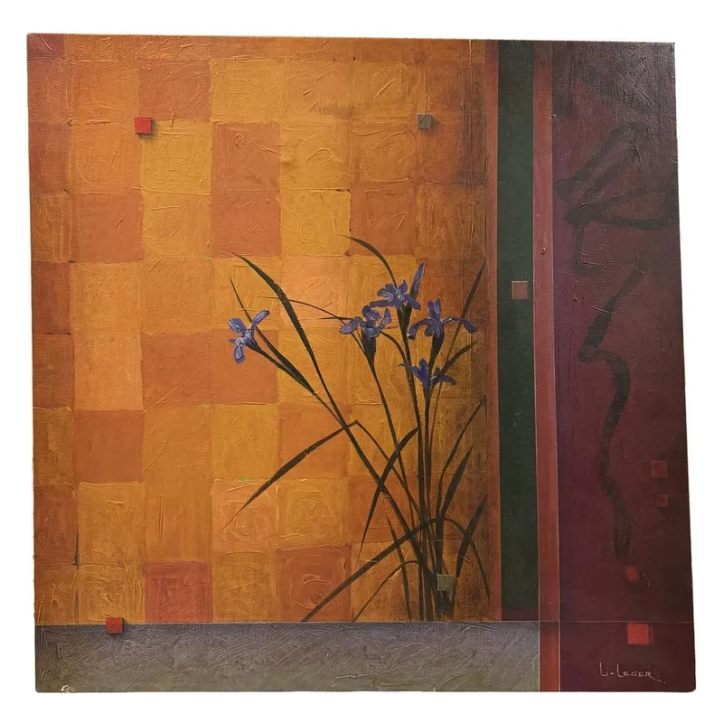 Don Li-Leger, Canadian (b. 1948) Oil Painting from auction in East Meadow, New York