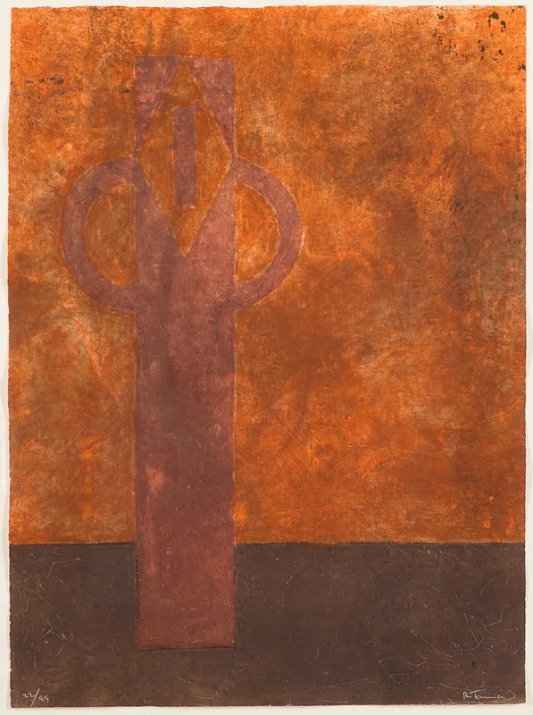 Rufino Tamayo "Figura Hieratica" Etching from auction in St. Paul, Minnesota