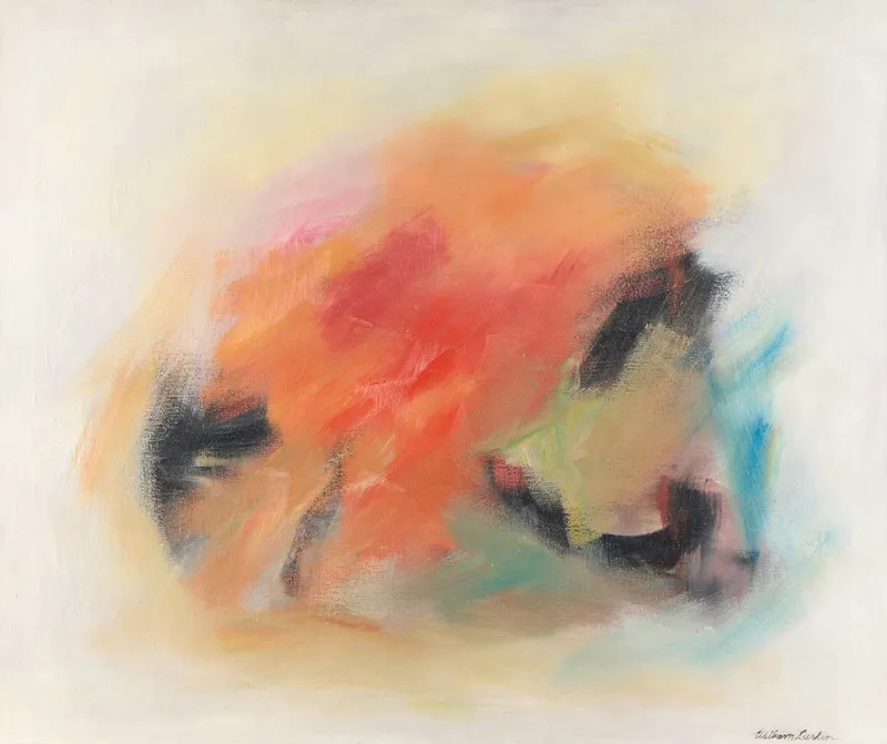 William Larkin Abstract Oil on Canvas Painting from auction in St. Paul, Minnesota
