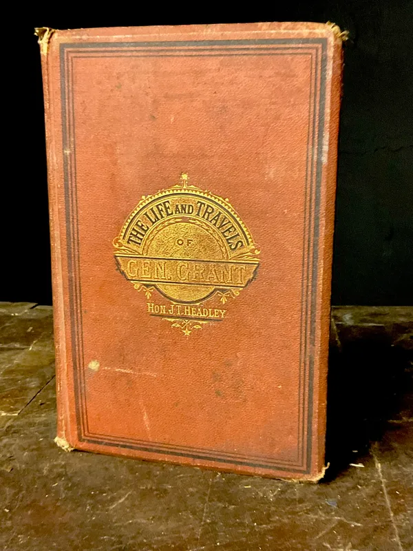 1879 The Life and Travels of General Grant by Hon. J. T. Headley Salesman's Sample Book from auction in Campbell, New York