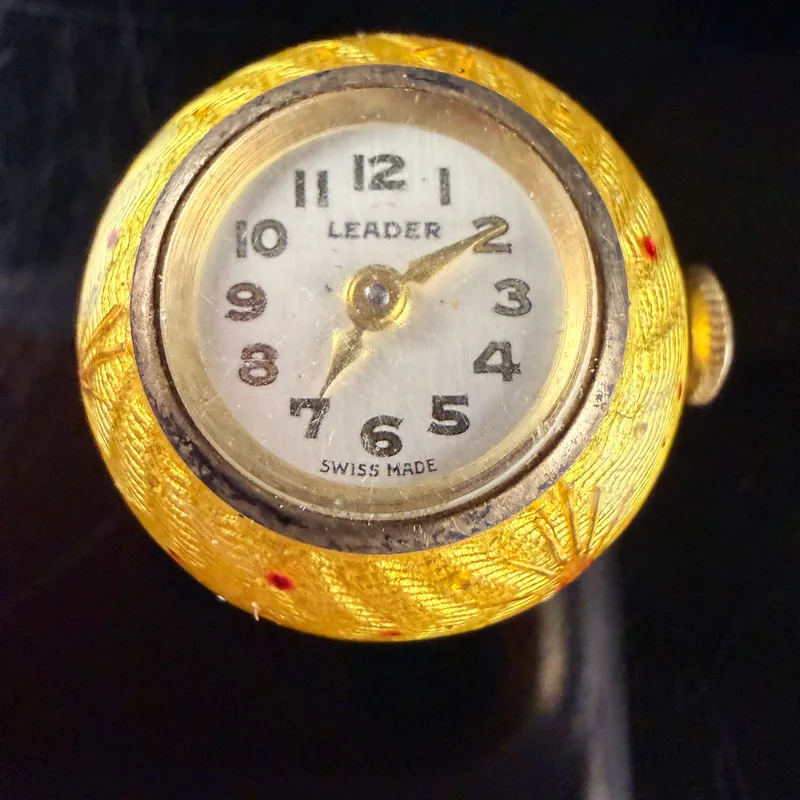 Leader Vintage Swiss Made Ball Pendant Watch from auction in Campbell, New York