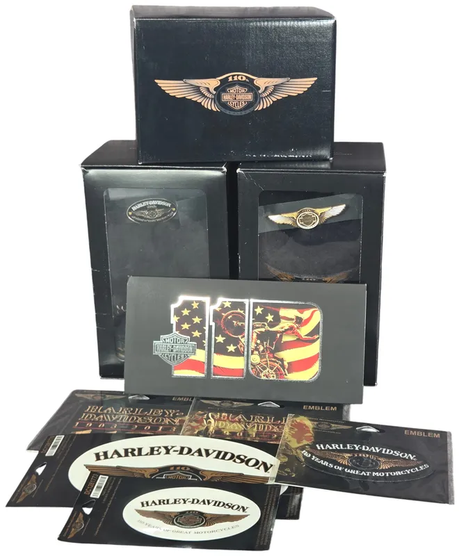 Harley-Davidson 110th Anniversary Commemorative Items and Accessories from auction in Lancaster, Ohio