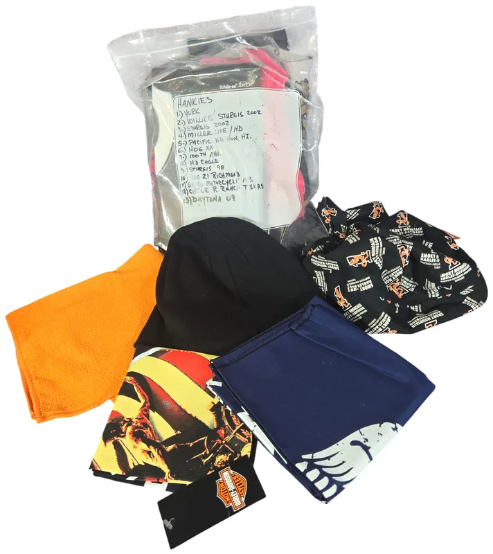 Harley-Davidson and H.O.G. Apparel Accessories and Collectibles from auction in Lancaster, Ohio