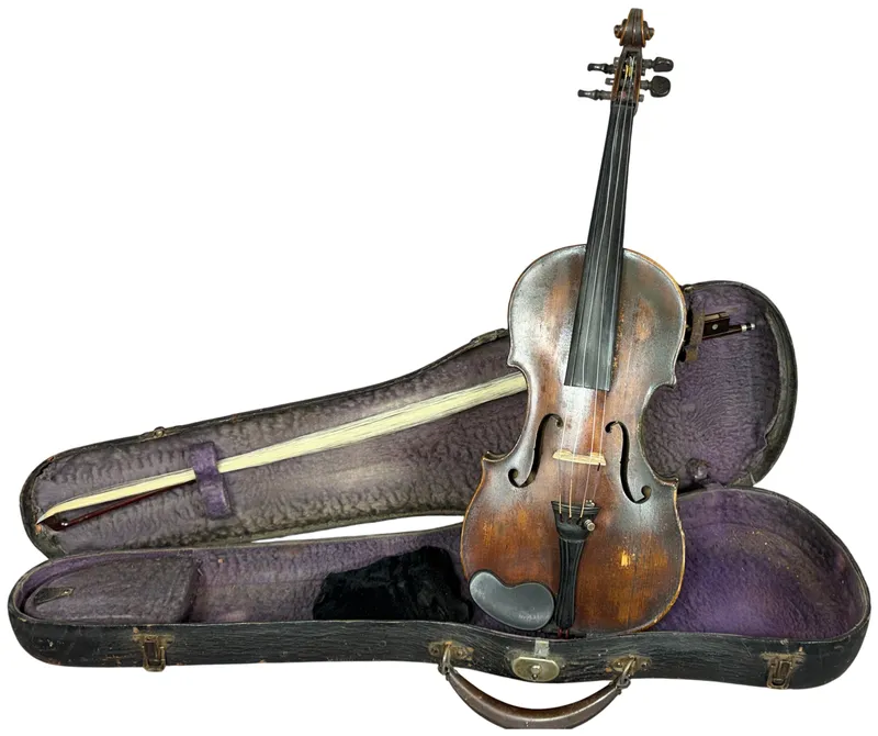 A. L. Jones Full-Size Violin, No. 23, Warren, Ohio, dated 1905 from auction in Lancaster, Ohio