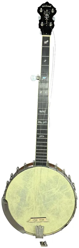 Wildwood Troubador 5-String Open-Back Banjo with Hardshell Case and Accessories from auction in Lancaster, Ohio