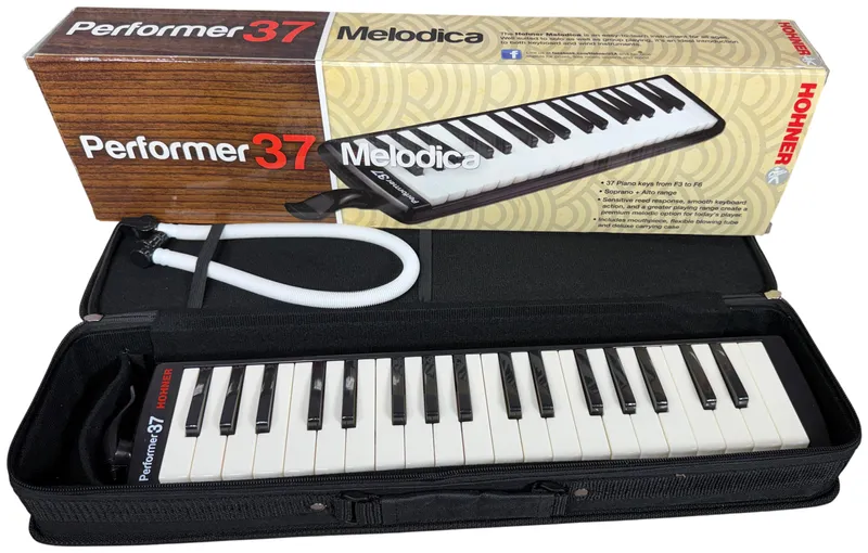 Hohner Performer 37-Key Melodica with Case and Accessories from auction in Lancaster, Ohio
