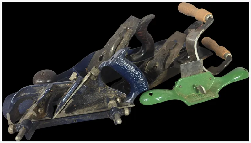 An Assortment of Vintage Woodworking Hand Tools Including Record and Fulton Planes from auction in Lancaster, Ohio