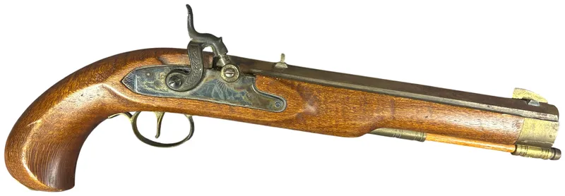 Connecticut Valley Arms Kentucky Percussion Pistol .45 Caliber with 10 Inch Barrel from auction in Lancaster, Ohio