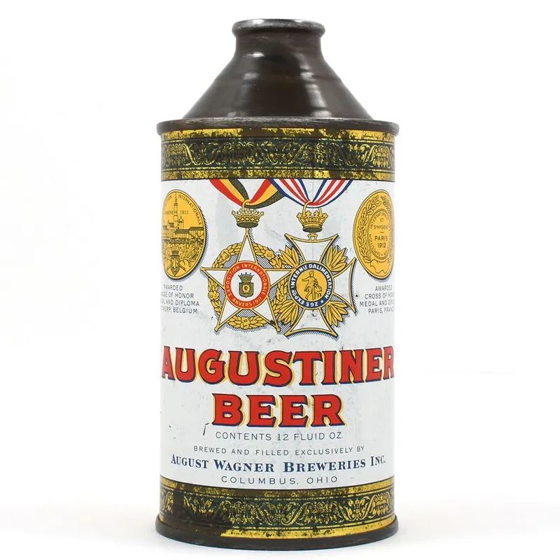 Augustiner Beer Cone Top 150-27 from auction in Brimfield, Massachusetts