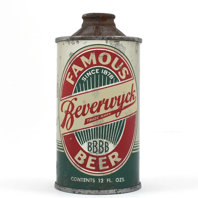 Beverwyck Famous Beer Flat Bottom Cone Top 151-29 from auction in Brimfield, Massachusetts