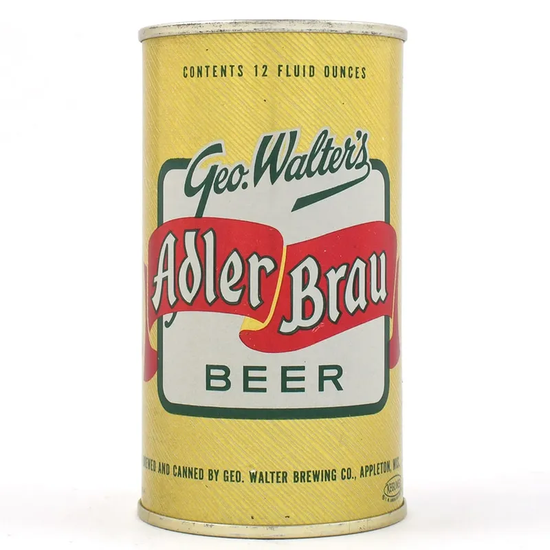 Adler Brau Beer Bank Lid Flat Top 29-22 MINTY from auction in Brimfield, Massachusetts