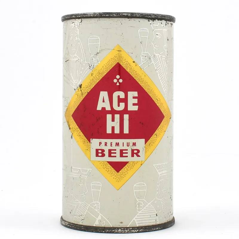 Ace Hi Premium Beer Flat Top POSS COLOR VAR L28-17 from auction in Brimfield, Massachusetts
