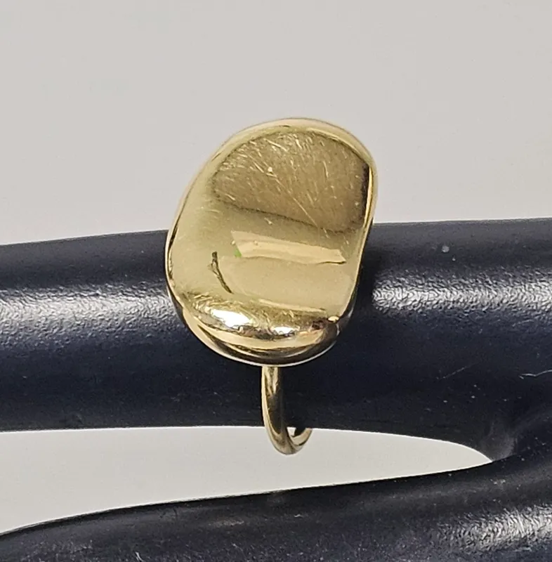 Tiffany & Co. Peretti 18K Bean Ring 8.1 Grams from auction in Okemos, Michigan
